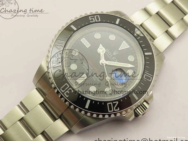 0128 Sea-Dweller 2017 Baselworld 126600 3EF 1:1 Best Edition Black Dial on SS Bracelet A3235 Clone SmoothTexture 2487